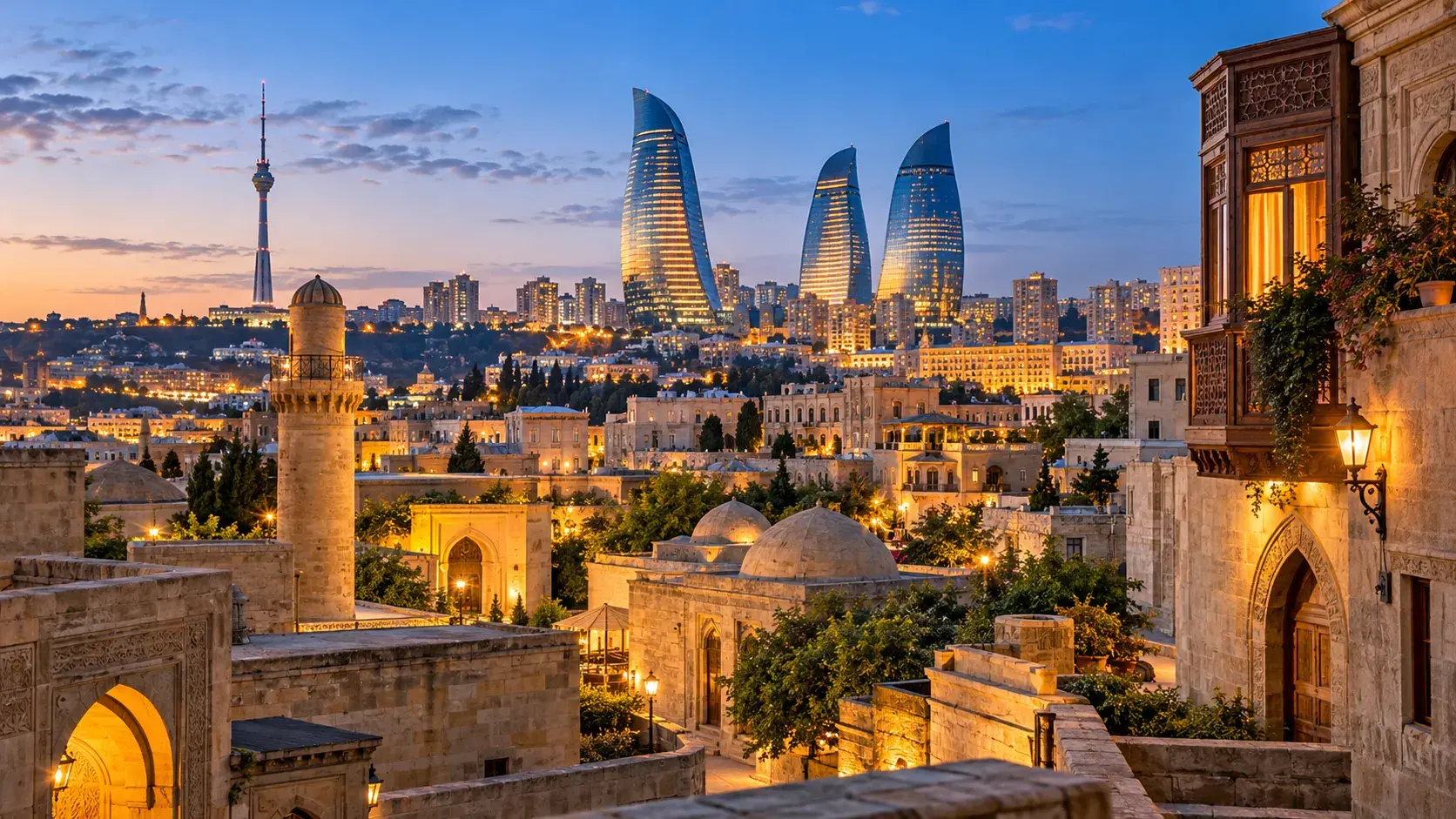 Ateşin ve Tarihin Şehri Bakü Turu THY İle Sömestre Özel 3 Gece 4 Gün 2027 - Ana Görsel