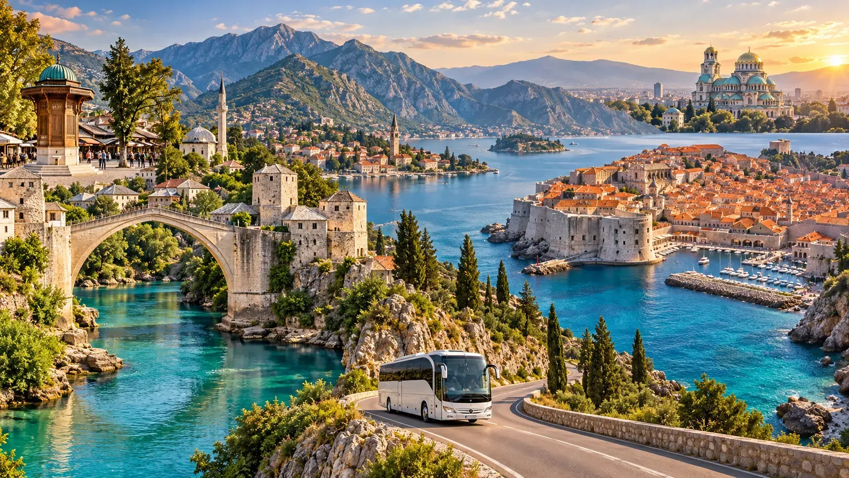 İzmir Hareketli Otobüs İle Büyük Balkan 9 Ülke Turu Ekstra Turlar ve Akşam Yemekleri ve Balkan Gecesi Dahil 2027