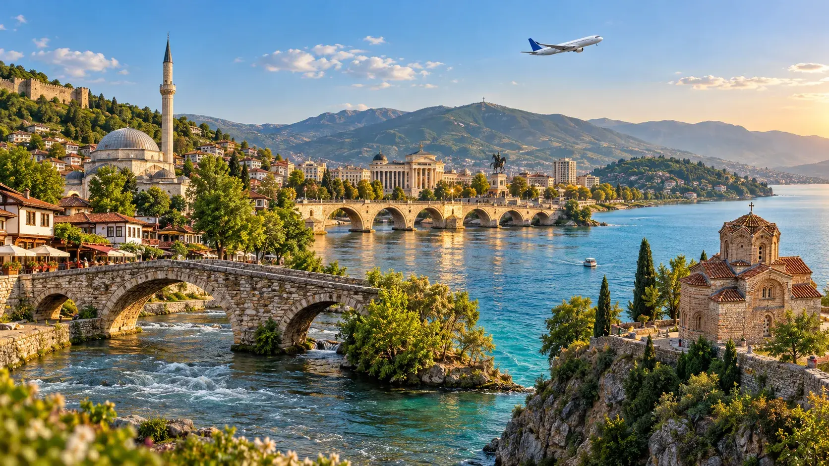 Balkan Güzelleri Ajet Havayolları ile Kosova Makedonya Turu