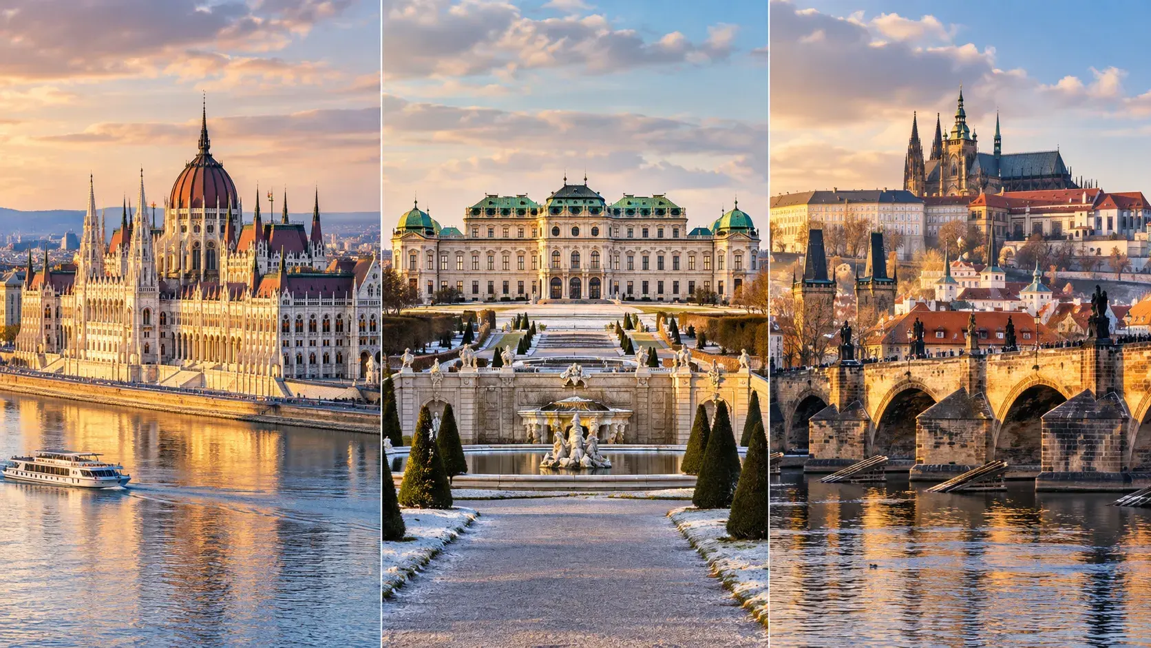 Orta Avrupa'nın Altın Üçgeni Cesky Krumlov & Bratislava Turları Dahil Sömestre Özel THY ile 7 Gece 8 Gün (BUD-PRG) - Ana Görsel